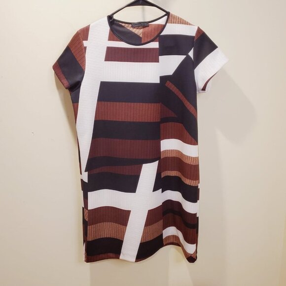 ZARA Multicolor Pullover Casual Midi Dress Size M - Picture 7 of 11